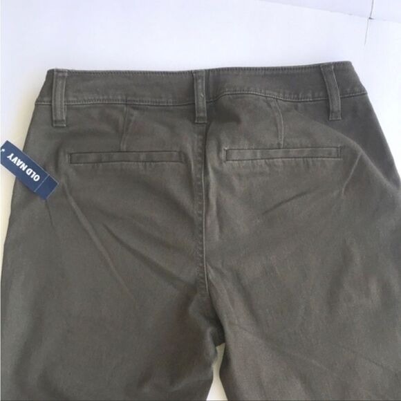 Old Navy Army Green Moto Jeans Pants - Picture 5 of 12